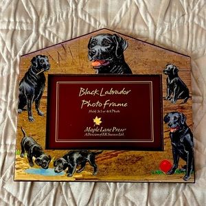 Black Lab Photo Frame